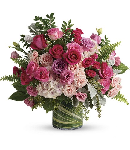 Haute Pink Bouquet from Bakanas Florist & Gifts, flower shop in Marlton, NJ